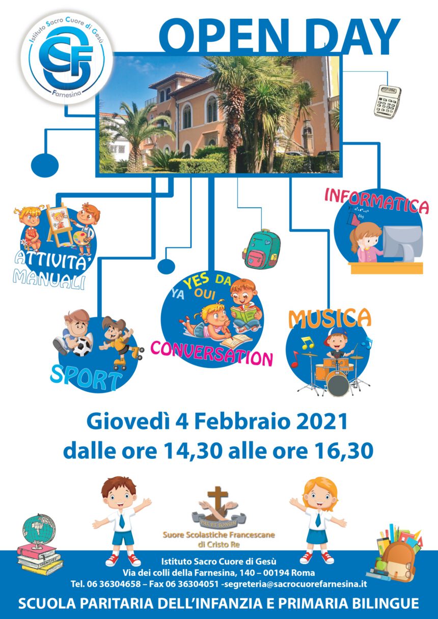 OPEN DAY 4 FEBBRAIO 2021