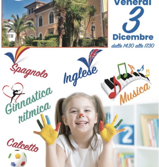 locandina OPEN DAY 3 DICEMBRE